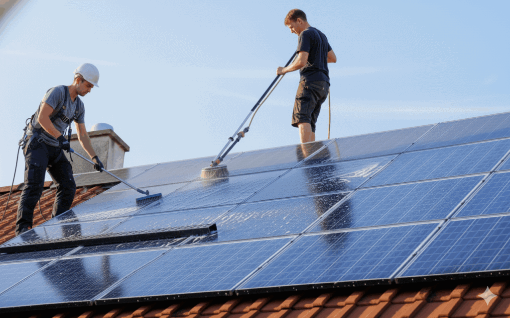 solar roof panel maintenance