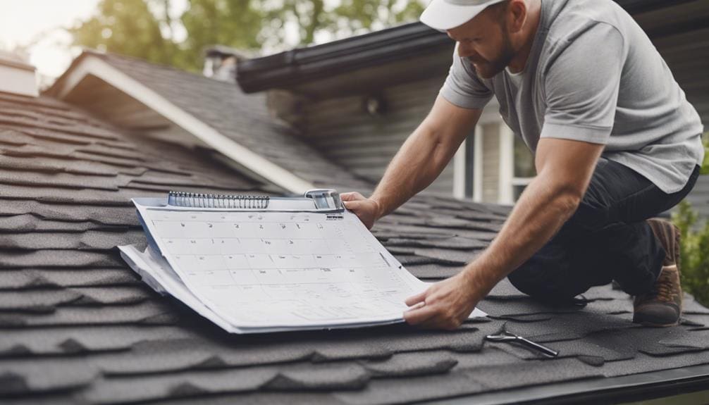 Roofer planning a routine roof inspection schedule for an inland Cork estate home