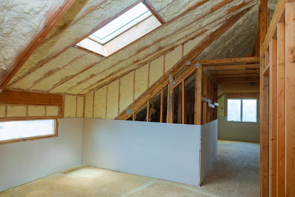 attic insulation in 4 bedroom house