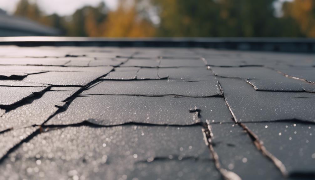 detecting cracks in roofs