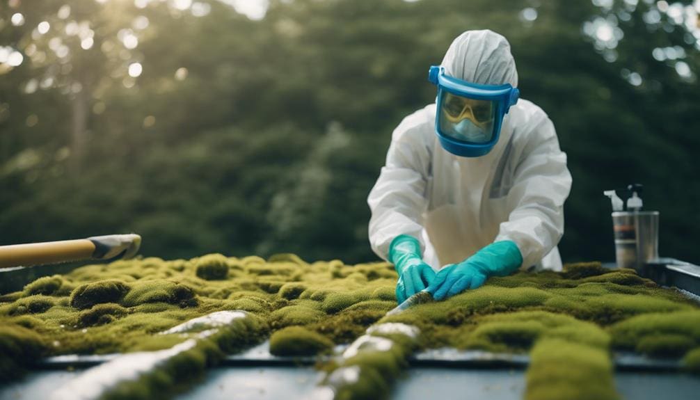 diy roof cleaning safety