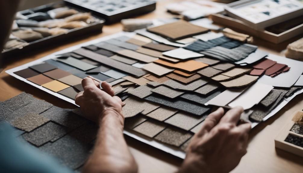 finalize materials and details