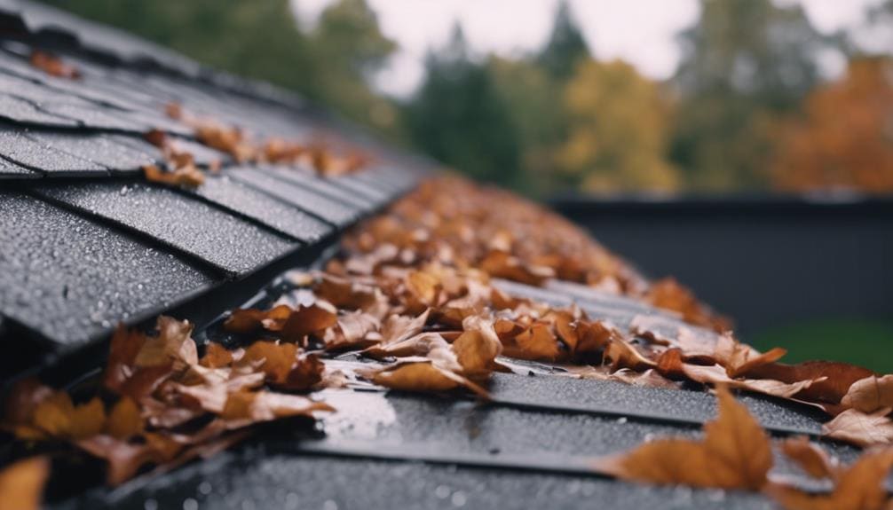 overflowing water in gutters