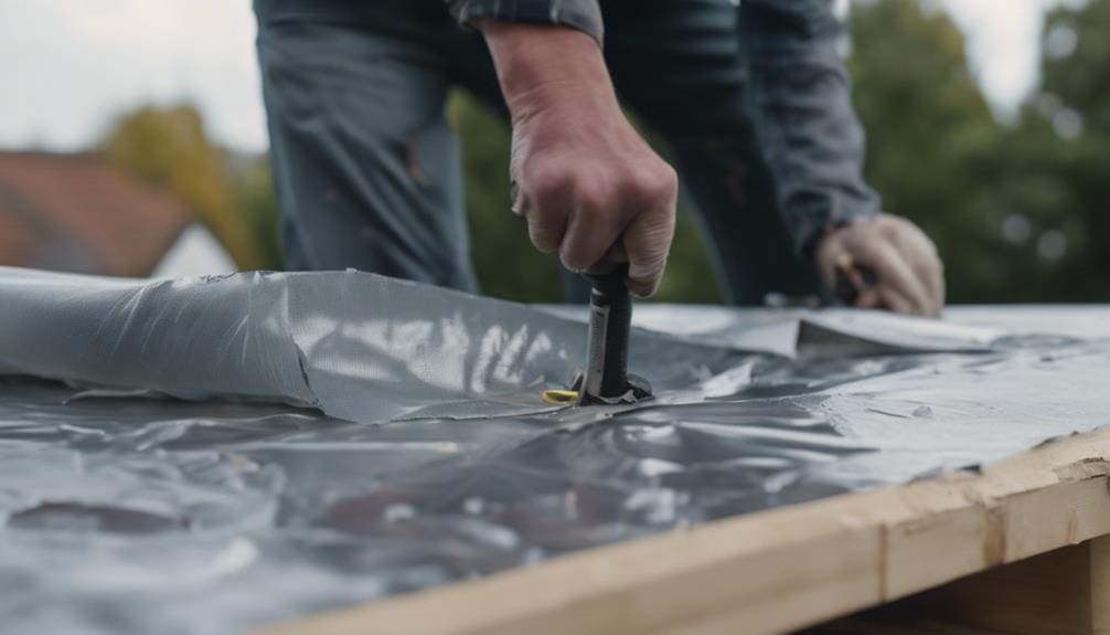 protective roofing during construction