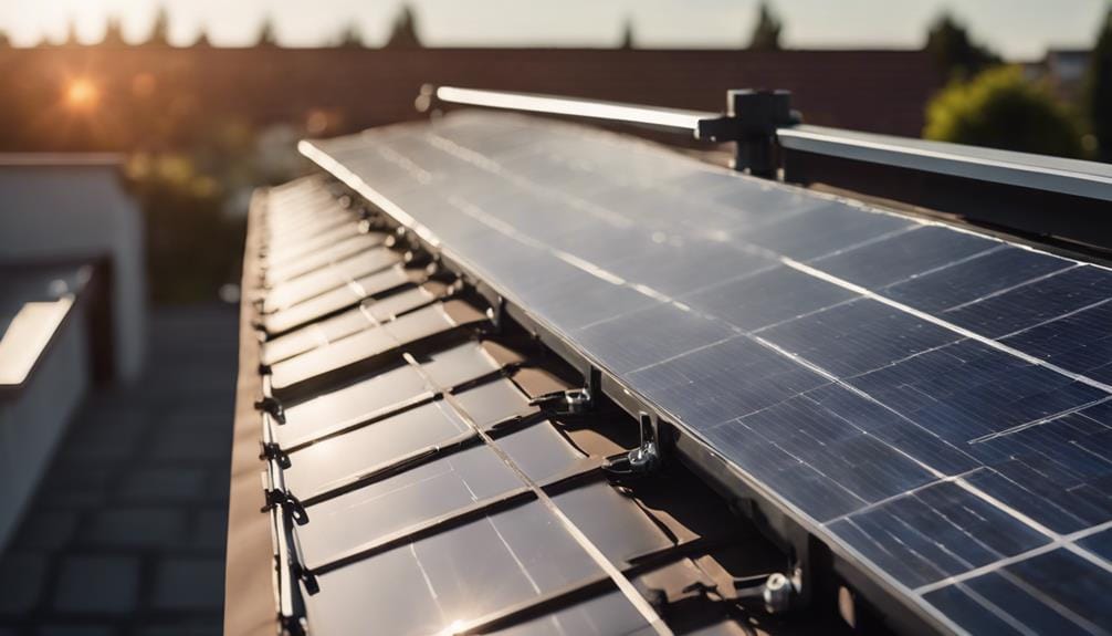 securing solar panels installation